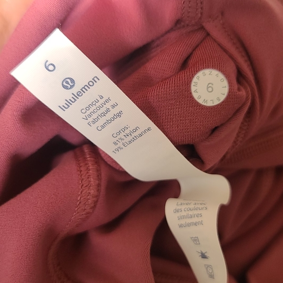 New lululemon align crop 21" tight so merlot 6 pin - Picture 9 of 10